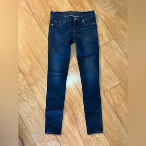 Express dark denim jean legging